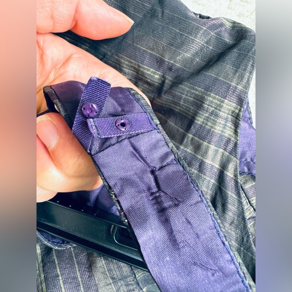 Cecilie Bahnsen gorgeous asymmetrical hem , metallic hint striped pleated dress - Picture 11 of 14